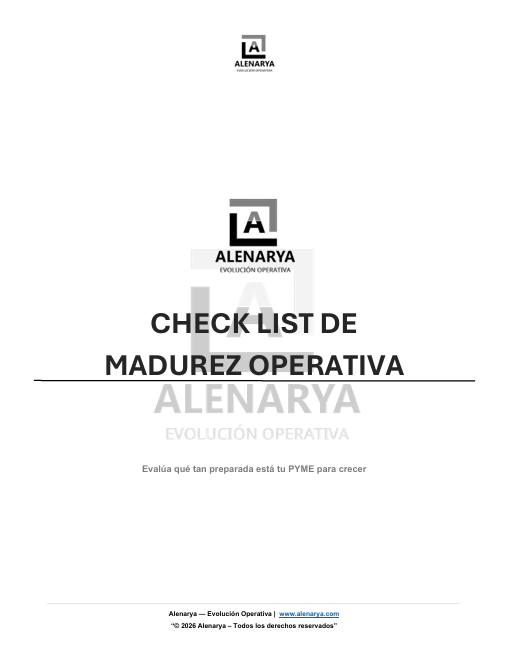 check list de madurez opertaiva foto