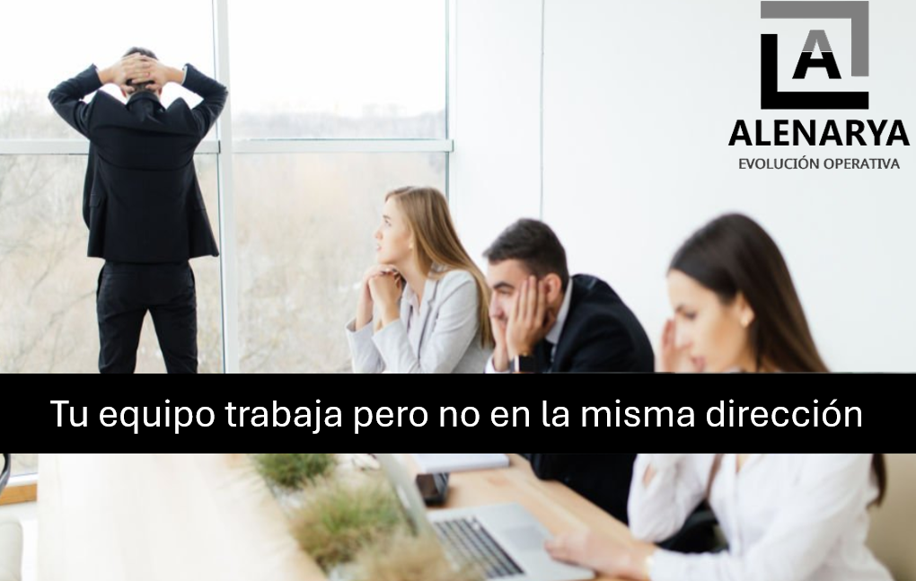 Tu equipo trabaja pero no en la misma dirección